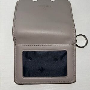 Kate Spade Gray Card Holder with ID Window